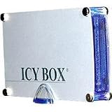 Icy Box Hard Drive Enclosure For 3.5IDE Hard Drive With USB External Connector - SILVER Blue LED