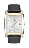 Bulova Strap Collection Black Leather Silver Dial Men's watch #98B135