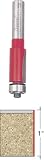 Freud 42-108 1/2-Inch Diameter 2-Flute Flush Trimming Router Bit with 3/8-Inch Shank