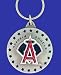 Los Angeles Angels of Anaheim Round Key Ring