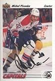Randy Burridge, Washington Capitals, 1993 Upper Deck Autographed Card