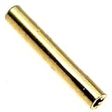 Gold Tube metal spacer bead (50 pcs) 1mm x 10mm 009502