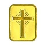 Golden Cross Embossed Sticker Seals