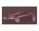 Purple plymouth prowler Giclee Poster Print by pule T magau, 16x20