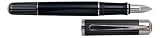 Pelikan Ductus Black/Silver Extra Fine Point Fountain Pen - 958868