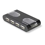 Belkin Hi-Speed USB 2.0 7-Port Lighted Hub Black F5U700-BLK