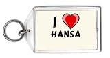I Love Hansa Keychain