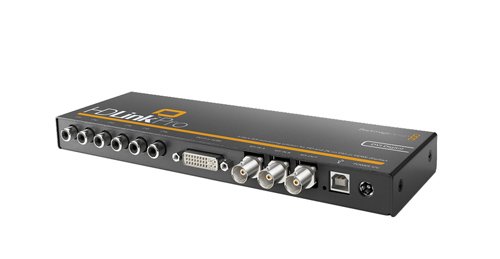 Blackmagic Design HDLink Pro 3D Displayport, DVI/HDMI Monitoring, 6 Channels RCA Analog Audio Out, 3D Lookup Tables, Dual Link 3 DB/S SDI Input On Sale