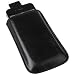 Produkt-Bild: XiRRiX Vertikal Tasche H&uuml;lle Case Handy Tasche mit Ausziehhilfe und XiRRiX Pr&auml;gung schwarz f&uuml;r Huawei U8230 U8650 Sonic M865 Boulder