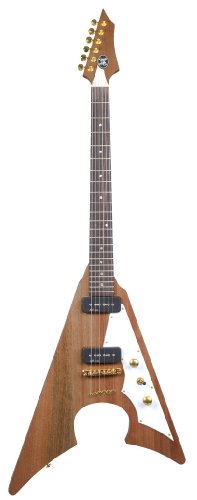AXL Jacknife Electric Guitar, Mahogany with Gold Hardware