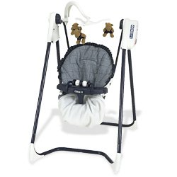 Graco 6-Speed OpenTop Reclining Swing - Navy Gingham by Graco Baby