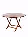 Teak Round Folding Table