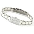 Oniss Ladie's Petite Stainless Steel & Ceramic Bracelet Watch Model ON-391-L7(White Face and Band)