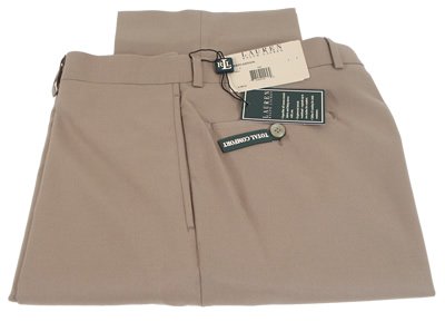 Buy Ralph Lauren Men’s Flat Front Solid Tan Wool Dress Pants – Size 32 x32
