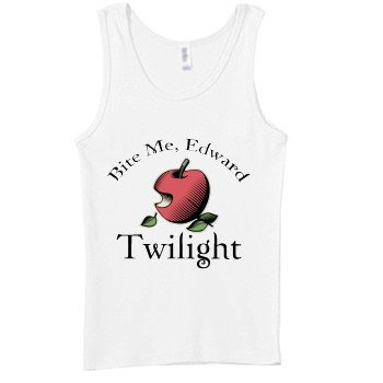 Twilight Bite Me Edward T-Shirt Womens Tank Top