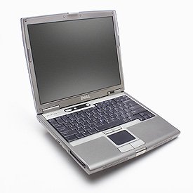 Dell Latitude D610 Notebook PC (Off-Lease) - Intel Pentium M 1.86GHz, genuine Windows XP Home, 512MB DDR2, 40GB HDD, DVD/CDRW Combo