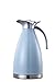 Bonnoces 68 Oz Stainless Steel Thermal Carafe - Double Walled Vacuum Insualted Thermos/Carafe with Lid - Coffee/Tea Carafe Heat & Cold Retention - 2 Liter