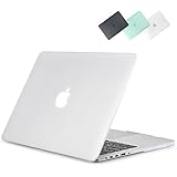 Inateck 13-inch Soft-touch Hard Shell Case Cover for 13.3" MacBook Pro Retina, White