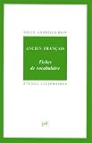 Ancien français. Fiches de vocabulaire, 7e édition