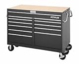 Waterloo Magnum Series 12 Drawer Tool Cart-Black
