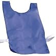 Nylon Pinnies - Dozen - Plain, Blue - Sports Practice Attire