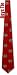 Keeshond by Kay Nine Design burgundy polyester boys ties
