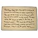 Dog Diary Doormat (Taupe background/black lettering, 18' x 27')
