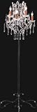 LAMPS BEAUTIFUL Isabella Six Light Crystal Floor Lamp by James R. Moder