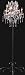 LAMPS BEAUTIFUL Isabella Six Light Crystal Floor Lamp by James R. Moder