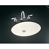 KOHLER K-2211-G-96 Caxton Undercounter Lavatory, Biscuit