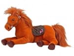 PELUCHE GEANTE CHEVAL MARRON 55 X 40C...