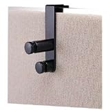 Eldon(R) Over-The-Panel Style Double Hook, Ebony