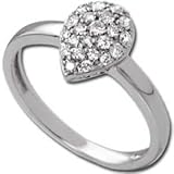 0.25 Ct.T.W. Round Brilliant Cut Diamonds, 14K Gold. Diamond Cluster Ring