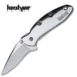 Kershaw Ken Onion Polished Chive Pocket Knife with Speed Safe