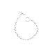 14K White Gold Toggle Charm Bracelet