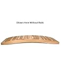 Western Red Cedar 12' Garden Foot Bridge with Hand Rails - Patio and Garden Furniture