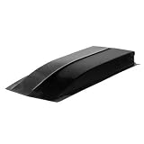 Harwood HRD-1114: Hood Scoop, Cowl Induction, 53 1/2 in. Long, 28 in. Wide, 4 in. Tall, Fiberglass, Black Gelcoat, Each