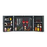EDSAL Wall-Mount Tool Cabinet - Gray