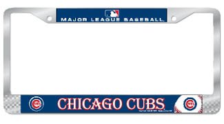 Chicago Cubs Metal License Plate Frame