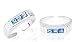 Three-Stone Princess Cut London Blue Topaz Toe/Pinky Ring Sterling Silver