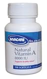 Invacare Natural Vitamin A 8,000 I.U. Softgel (Box)