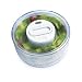 Zyliss 10.25-in. Easy Spin Salad Spinner, White.