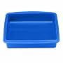 Silicone Solutions 9 x  9 Inch Square Cake Pan, Blue