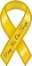 Magnetic Pray For Our Troops yellow ribbon magnet (3-7/8 in. x 8 in.)