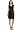 Maternal America Women's Maternity Criss Cross Shoulders Dress, Black, X-Small