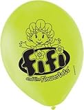 Fifi and the flowertots balloons - fifi and the flowertots party products - 8 x flat latex balloons