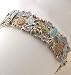 

Liz Claiborne Multi Flower Link Bracelet MULTI