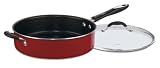 Cuisinart Advantage Nonstick 5-1 2-Quart Saute with Helper Handle and Cover, Red