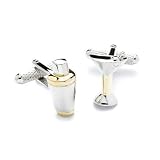 Martini Glass & Shaker Cufflinks