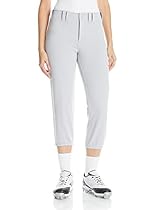 Mizuno Womens Belted Pant (Gray, Medium)
